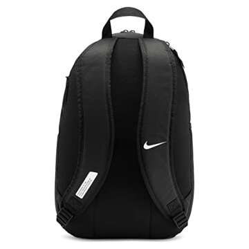 Nike DC2647 Academy Team Soccer Backpack, Black/White