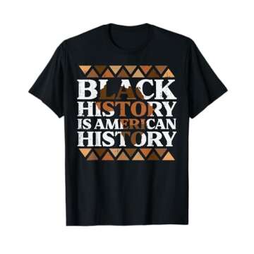 Black History American History African Pride Men Women Kids T-Shirt