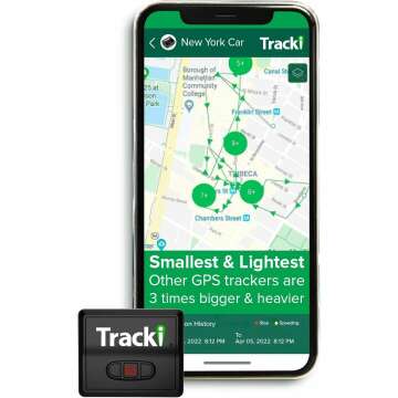 Tracki GPS Tracker for Vehicles - USA Made, 4G LTE, Portable