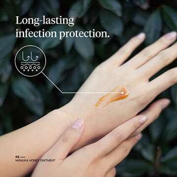 First Honey Wound Healing Ointment [ 1oz - 28.4g ] | 100% Active Leptospermum | Fast Relief & Skin Repair | Manuka Honey from New Zealand | Antibiotic Free Burn Care, Scar Gel, Dressing Aid