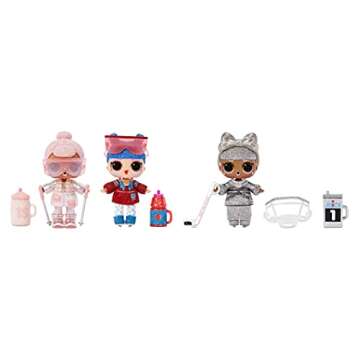 L.O.L. Surprise! All-Star Sports Series 5 Winter Games Sparkly Collectible Doll with 8 Surprises, Mix & Match Accessories,Toys for Girls and Boys Ages 4 5 6 7+ Years Old, (Styles May Vary),Multicolor