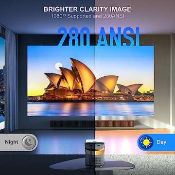 Experience Big Screen Thrills: Electric Focus Mini Projector 🎥