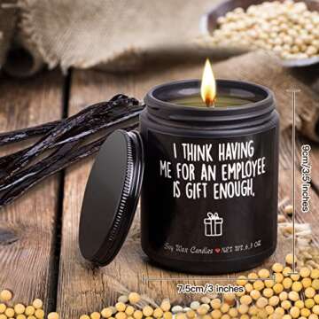 Funny Christmas Boss Gift - Scented Candles