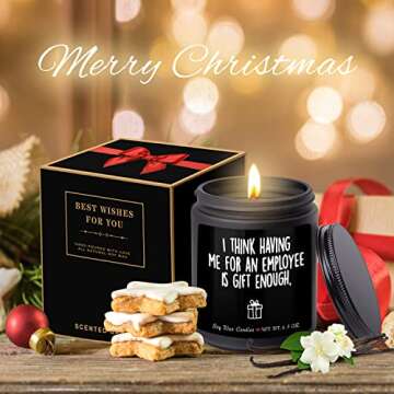 Funny Christmas Boss Gift - Scented Candles