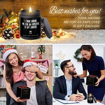 Funny Christmas Boss Gift - Scented Candles