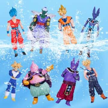 Goku Action Figures Set of 8 Classic Anime Toys