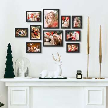 10 Pack Upsimples Picture Frames for Wall Decor