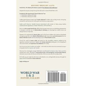 World War 1 & 2 History for Kids: Courageous Tales, Stories & Fascinating Facts to Inspire & Educate Children about WW1 & WW2: (2 books in 1)