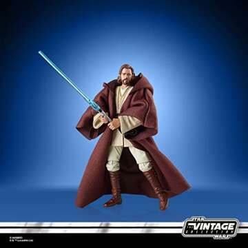 STAR WARS The Vintage Collection OBI-Wan Kenobi Toy VC31, 3.75-Inch-Scale Attack of The Clones Action Figure, Toys Kids 4 and Up