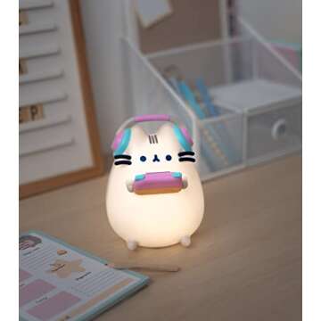 Pusheen Gamer Cat Lamp - Perfect Kids Night Light