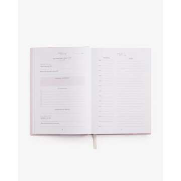 LIFE&Style Planner by Leonie Hanne, Daily Lifestyle Journal for Gratitude, Work, and Wellness with Reflective Prompts, Weekly Goal Planning, Style Insights, 90-Day Planner, Undated (Light Pink)