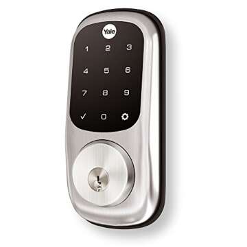 Yale Assure Deadbolt Lock with Touchscreen, Satin Nickel Digital Non-Connected Entry Door Lock with Electronic Keypad and Back-Up Key, ‎‎YRD226NR619