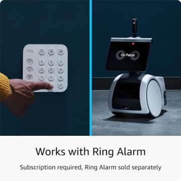 Amazon Astro for Business, Mobile security robot, Works with Ring Alarm, Includes 30-day free trial of Astro Secure and Ring Protect Pro