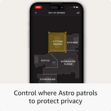 Amazon Astro for Business, Mobile security robot, Works with Ring Alarm, Includes 30-day free trial of Astro Secure and Ring Protect Pro