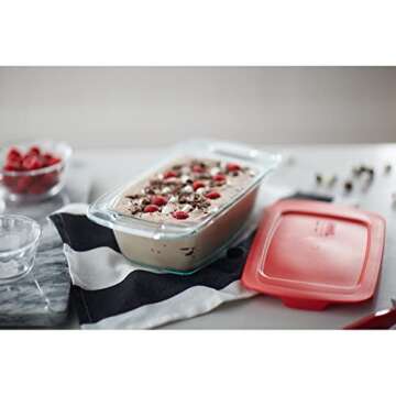 Pyrex Easy Grab 1.5-Qt Glass Loaf Dish - Durable & Versatile