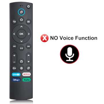 Universal Remote for Smart TVs - Insignia, Toshiba