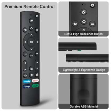 Universal Remote for Smart TVs - Insignia, Toshiba