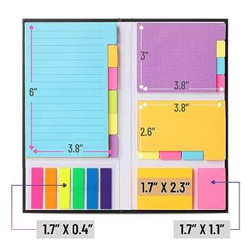 Mr. Pen- Bible Sticky Notes Set, 410 Pack, School, Office Supplies, Planner Sticky Note Dividers Tabs, Book Notes