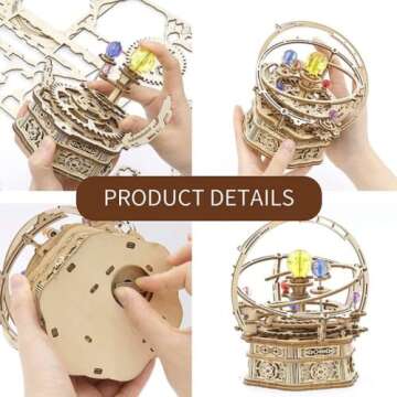 Starry Night Mechanical Music Box 3D Puzzle for Adults