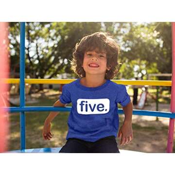 Unordinary Toddler 5th Birthday Shirt boy 5 Year Old boy Birthday boy Shirt 5 Five Gifts Fifth Shirts (Charcoal Blue, 6 Years)