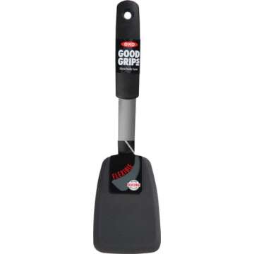 OXO Good Grips Small Silicone Flexible Turner Black