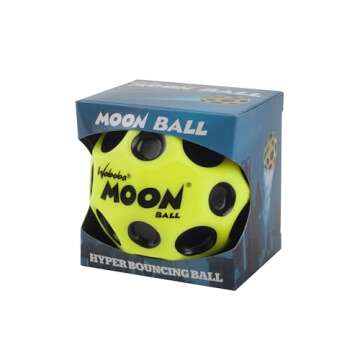 Waboba Moon Ball - Super High Bouncing Ball - Neon Coloured Indoor and Outdoor Ball Ages