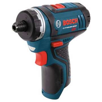 BOSCH 12V Max Cordless 2-Tool Combo Kit with Two-Speed Pocket Driver, Impact Driver and (2) 2 Ah Batteries (CLPK27-120)