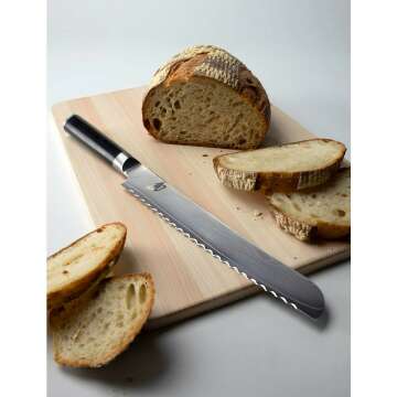 Shun 9” Serrated Bread Knife – Classic Japanese Design