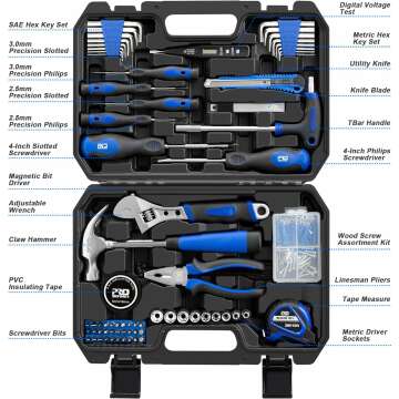 Prostormer 179-Piece Tool Kit for Home & Office