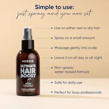 Moerie Hair Boost Spray for Stronger Hair & Scalp