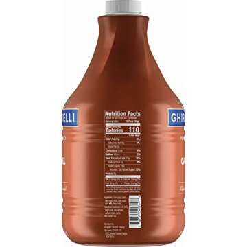 Ghirardelli Caramel Sauce Pump Bottle - 87.3 oz for Delicious Treats