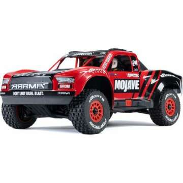 ARRMA Mojave GROM 4x4 RTR Desert Truck - Red/Black (Battery & Charger Included)