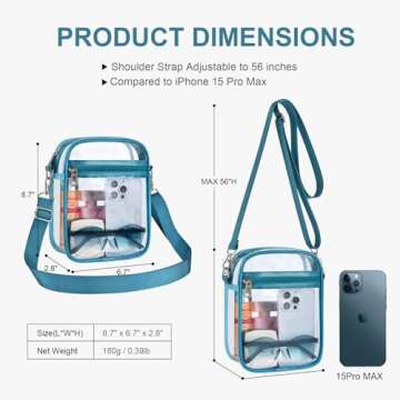 Clear Stadium Purse: Approved Crossbody Bag for All