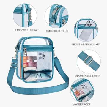 Clear Stadium Purse: Approved Crossbody Bag for All