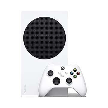 Xbox 2021 Microsoft Series S 512GB Game All-Digital Console, One Xbox Wireless Controller, 1440p Gaming Resolution, 4K Streaming, 3D Sound, WiFi, White (Renewed)