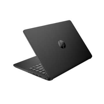 HP Laptop Computer, 14" HD Display Laptops, Intel Celeron N4120, 8GB RAM, 128GB Storage(64GB SSD+ 64GB Card), Webcam, Bluetooth, Wi-Fi, Windows 11, RK Cable, Fast Charge, for College & School(Renewed)