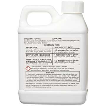 Southern Ag Surfactant for Herbicides Non-Ionic, 16oz, 1 Pint