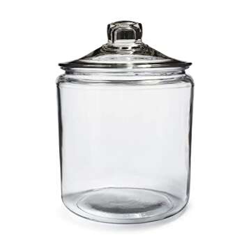 Anchor Hocking Heritage Hill Glass Cookie/Candy Jar, 1-Gallon