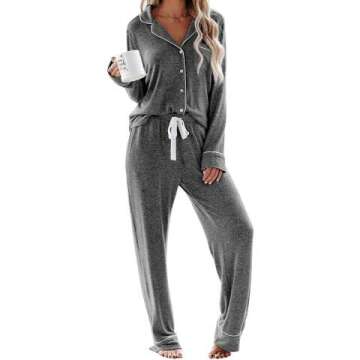 Women's Button Down Pajama Set