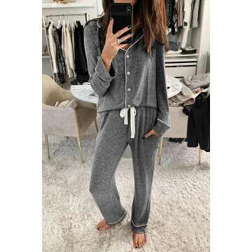 Women's Button Down Pajama Set