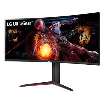 LG UltraGear QHD 34-Inch Curved Gaming Monitor 34GP63A-B, VA with HDR 10 Compatibility and AMD FreeSync Premium, 160Hz, Black