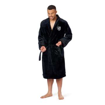 Northwest NHL Los Angeles Kings Unisex-Adult Silk Touch Bath Robe, Large/X-Large, Team Colors