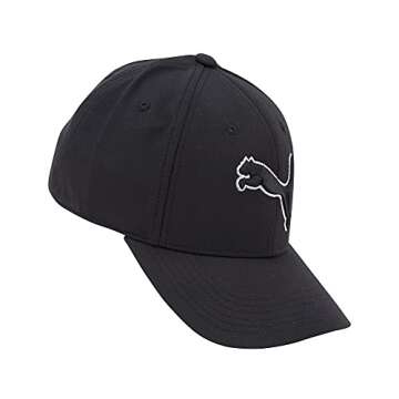 PUMA Evercat Dillon Stretch Fit Baseball Cap - Black/Silver Large-XL