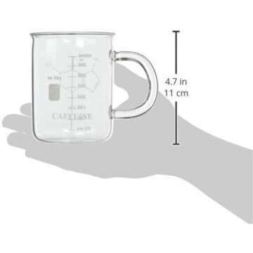 Glass Caffeine Beaker Mug