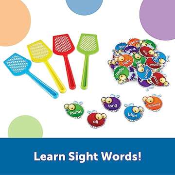 Learning Resources LER8598 Sight Words Swat! A Sight Words Game