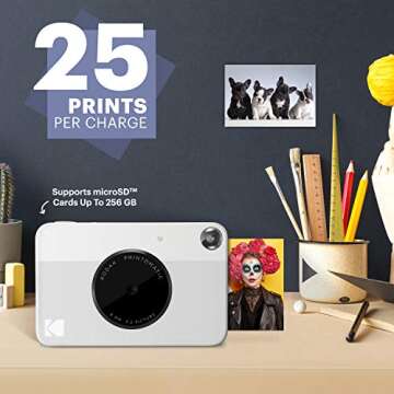 KODAK Printomatic Instant Print Digital Camera - Capture & Print Memories