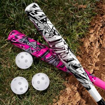 Ortiz34 Grand Slam Set- Graffiti Plastic Bat, 3 Balls, 4 Throw Down Bases