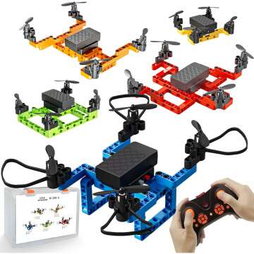 5-in-1 STEM Toys & RC Mini Drones for Kids - Fun Learning!