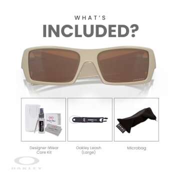 Oakley Gascan OO9014 Sunglasses + Eyewear Kit Bundle