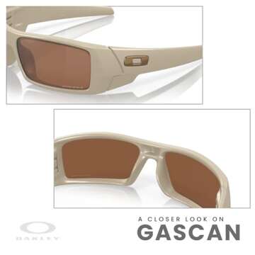 Oakley Gascan OO9014 Sunglasses + Eyewear Kit Bundle